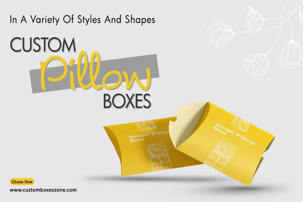 Custom Pillow Boxes In A Variety Of Styles And Shapes