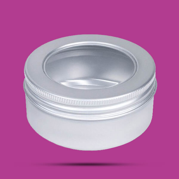 Clear Top Tin Containers Boxes