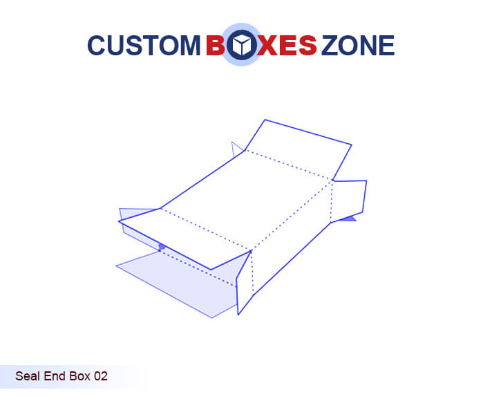 Custom Seal End Wholesale Boxes Template