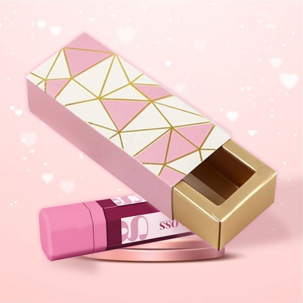 Custom Cosmetic Boxes (Custom Printed Die Cut Lip Gloss Boxes )