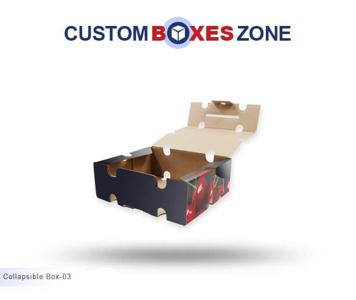 Custom Printed Collapsible Packaging Boxes Wholesale