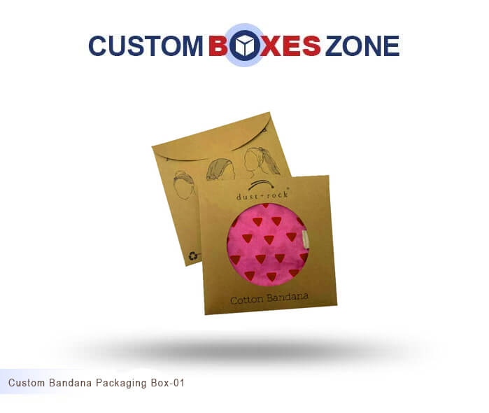 Custom Printed Bandana Packaging Boxes Wholesale