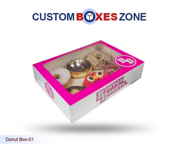 Custom Donut Boxes with window