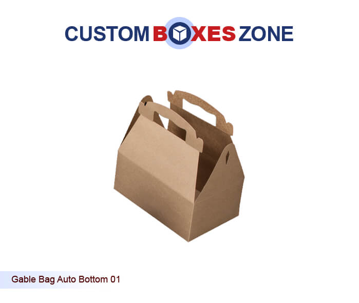 Customized Gable Bag Auto Bottom Boxes