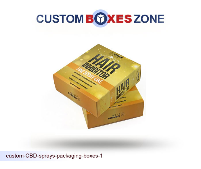 Custom CBD Spray Boxes