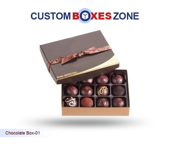 Custom Food Boxes (Custom Two Piece Chocolate Boxes)