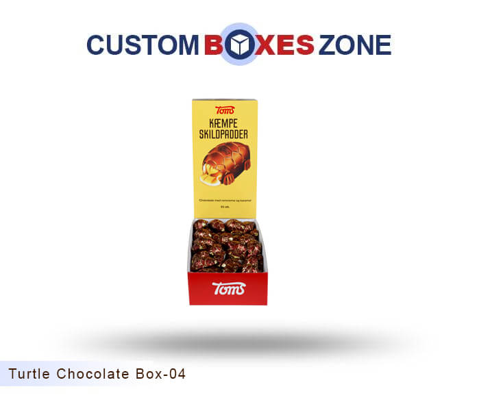 Custom Printed Turtle Chocolate Packaging Boxes Wholesale