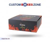 Custom Snack Logo Box Packaging