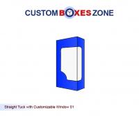 Straight Tuck End Boxes with Customizeable Window A Product Related To Roll End Tuck Top