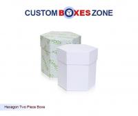 Hexagon Tow Piece Box A Product Related To Custom Two Piece Boxes