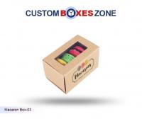 Custom Kraft Macaron Boxes With Window