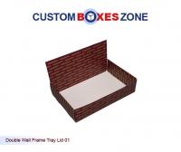 Double Wall Frame Tray LID Packaging Boxes A Product Related To Tuck End Snap Lock Bottom