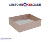Four Corner Custom Tray Boxes A Product Related To Simplex Tray