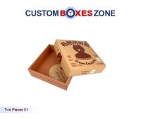 Custom Printed Two Piece Boxes With Logo Wholesale No Minimum A Product Related To Four Corner Cake Boxes