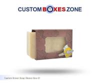Custom Printed Brown Soap Sleeve Boxes Wholesale
