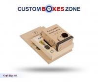 Custom Printed Kraft Boxes with Logo Wholesale Box Packaging A Product Related To Black Kraft Boxes