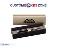 Custom Two Piece Pen Boxes A Product Related To Custom Pyramid Boxes