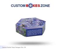 Custom Printed Herbal Soap Hexagon Boxes Wholesale