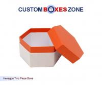Hexagon Two Piece Custom Boxes 