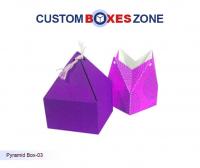 Custom Pyramid Paper boxes