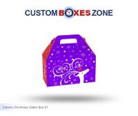 Custom Printed Christmas Gable Packaging Boxes Wholesale A Product Related To Frozen Fish Boxes