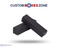 Custom Black Kraft Packaging Boxes