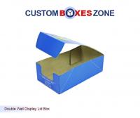 Custom Double Wall Display Lid Boxes A Product Related To Reinforced Sides with Hinged Top