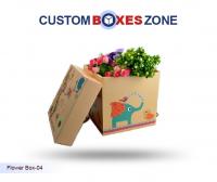 Custom Flower Kraft Boxes