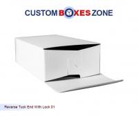 Custom Reverse End Tuck Boxes with Lock A Product Related To Roll End with LID