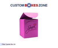 Custom Printed Pillar Candle Cardboard Box Packaging