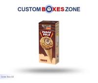 Custom Printed Cone Packaging Boxes Wholesale A Product Related To Custom Croissants Boxes