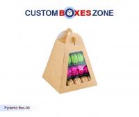 Custom Pyramid Kraft Box Packaging