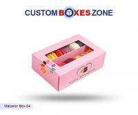 Custom Macaron Die Cut Boxes