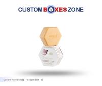 Custom Printed Herbal Soap Hexagon Packaging Boxes