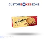 Custom Printed Biscuit Boxes Wholesale