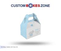Custom Printed Birthday Gift Gable Packaging Boxes Wholesale A Product Related To Golf Ball Boxes