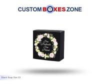 Custom Black Soap Packaging Boxes