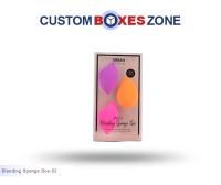 Custom Printed Blending Sponge Packaging Boxes Wholesale A Product Related To Baseball Cap Boxes