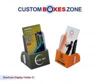 Custom brochure display holder A Product Related To 4 Corner Tray Tuck Top