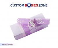 Custom Retail Cardboard Invitation Boxes Wholesale Packaging & Printing A Product Related To Custom Suitcase Boxes