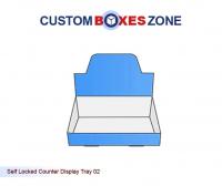 Custom Self Lock Counter Display Tray Packaging