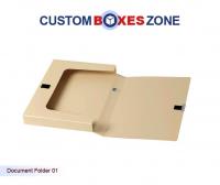 Custom Document Folder A Product Related To Front Cut Out Display Tray