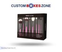 Custom Printed Blending Brush Packaging Boxes Wholesale A Product Related To Jar Sleeves Packaging