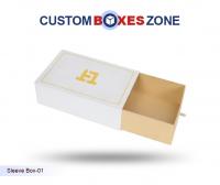 Custom Printed Sleeve Boxes With Logo Wholesale No Minimum A Product Related To Socks Boxes