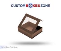 Custom Printed Partial Cover Rigid Packaging Boxes