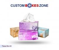 Custom Printed Gloss Tissue Boxes