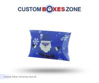Custom Printed Pillow Christmas Packaging Boxes Wholesale A Product Related To Hair Chalk Boxes