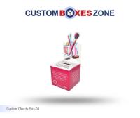Custom Printed Charity Boxes Wholesale