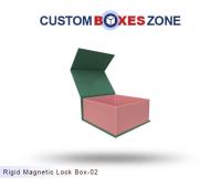 Custom Printed Rigid Magnetic Lock Boxes Wholesale