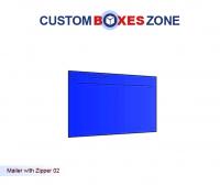 Customized Printed Mailer Boxes with Zipper